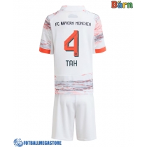 Fotballdrakt Barn Bayern Munich Jonathan Tah #4 Bortedraktsett 2025-26 Kortermet (+ Korte bukser)